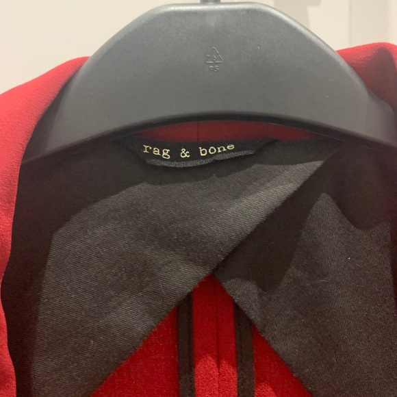 Rag & Bone Women’s Jacket Blazer Red Size 0 - Picture 2 of 10